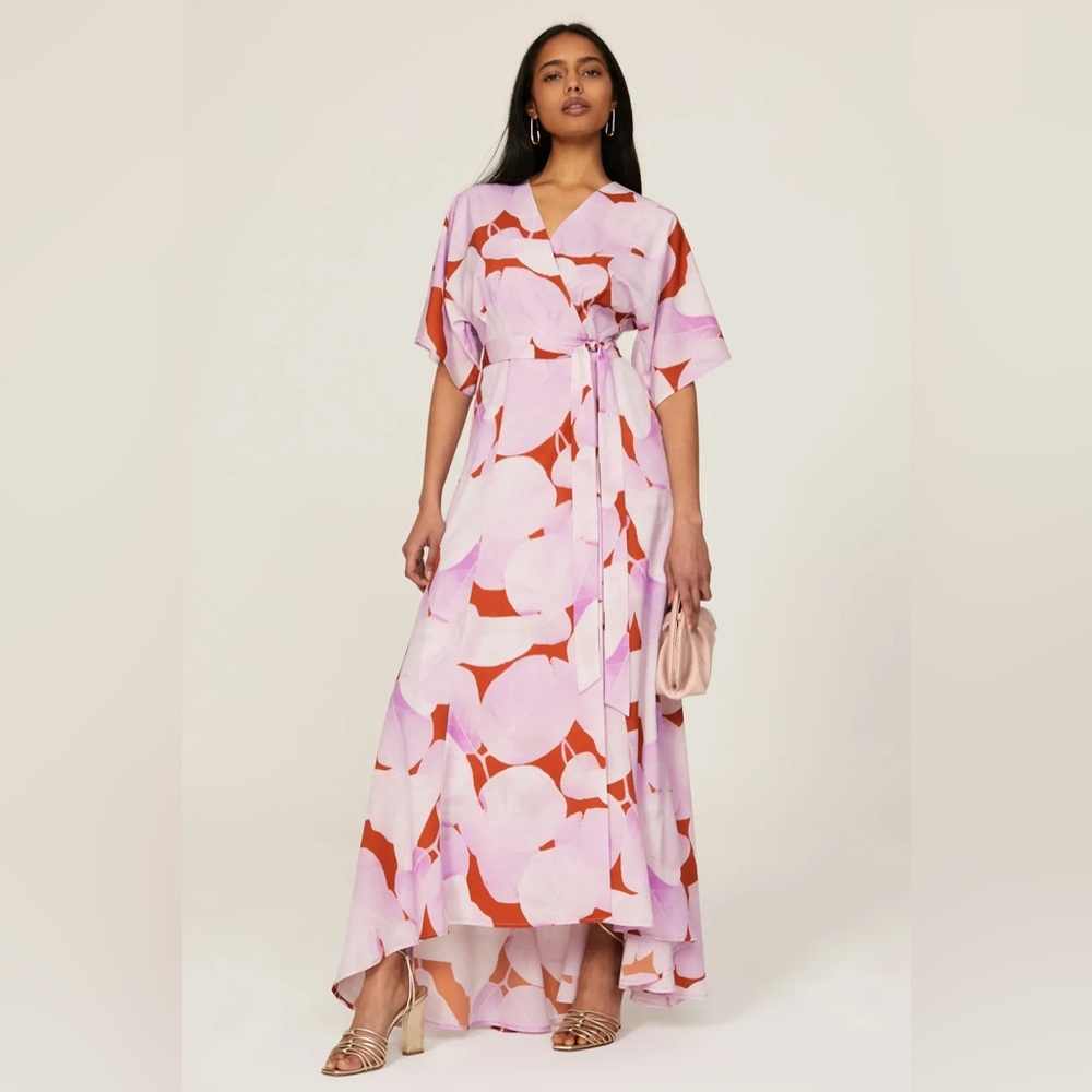 Hutch Geo Wrap Maxi Dress